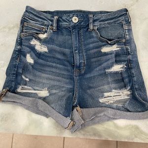 American Eagle  Curvy High Rise Shorty NWOT